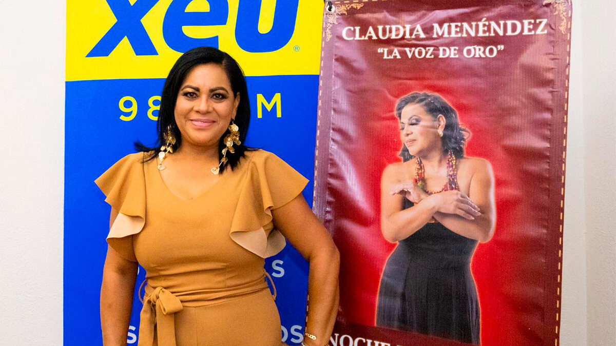 Claudia Menéndez se suma al 95 aniversario de XEU y anuncia concierto